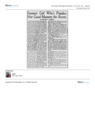 Summer Girl Who's Popular