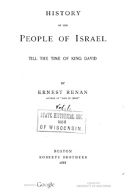 History of the People of Israel, volume 1