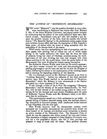 Author of Metzerott, Shoemaker