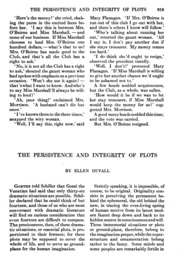 Persistence and Integrity of Plots, The