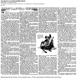 Matilda's Good Impression