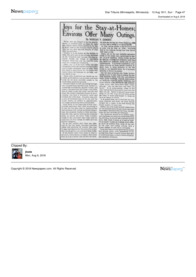 Joys for the Stay-at-Homes