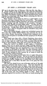 In Ohio a Hundred Years Ago