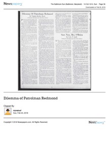 Dilemma of Patrolman Redmond