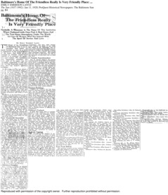 Baltimore's Home of the Friendless really is very friendly place