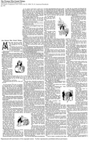 Woman Who Found Things, The