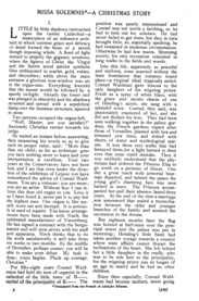 Missa Solemnis- A Christmas Story