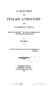 History of Italian literature, A
