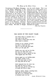 House of Silent Years, The