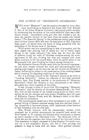 Author of Metzerott, The