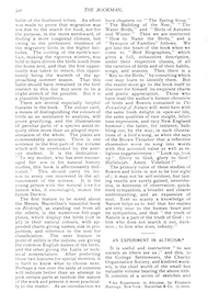 An Experiment in Altruism