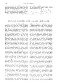 Edward Bellamy: Author and Economist