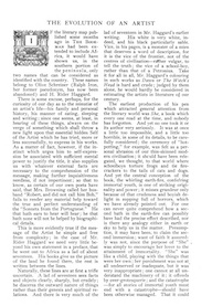 Evolution of an Artist, The