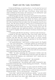 Cupid and the Lady Contributor