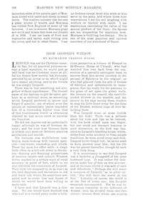 From King Leopold's Window