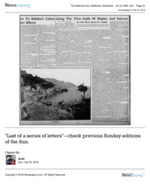 Along the Two Gulfs of Naples and Salerno: II--The Drive Down to Amalfi