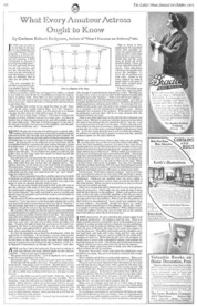 What Every Amateur Actress Ought to Know