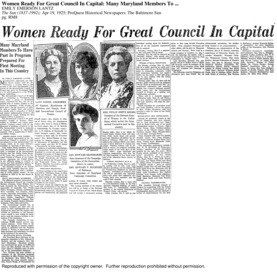 Women ready for great council in capital