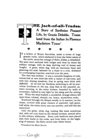 Jack-of-All-Trades, The