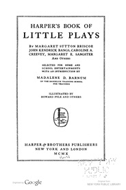 Harper's Book of Little Plays