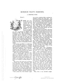 Monsieur Vigot's Diamonds