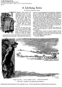 Life-Saving Service, A