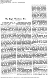 Boy's Christmas Tree, The